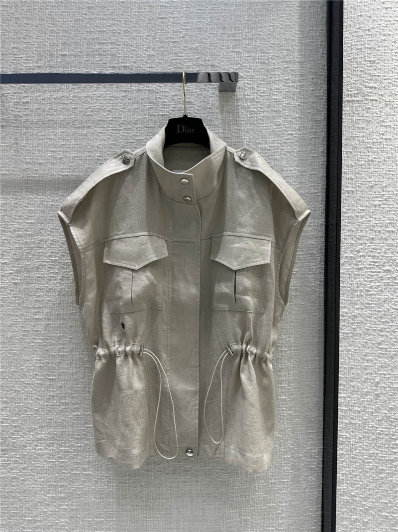 D10r work style stand collar vest jacket replica clothes