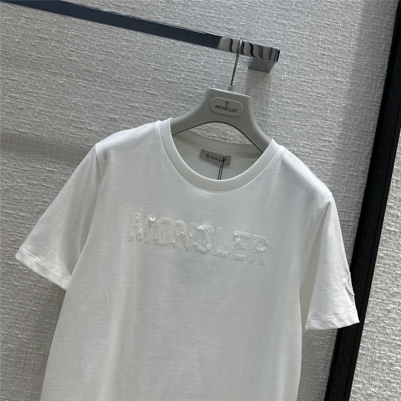 Moncler letter logo short sleeve T-shirt replica d&g clothing