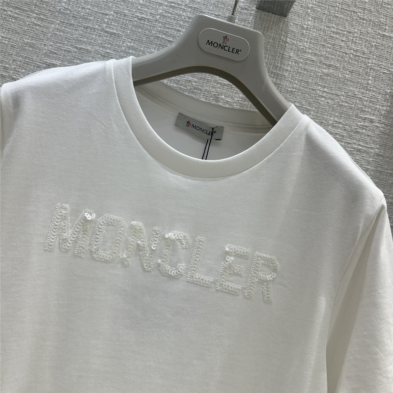 Moncler letter logo short sleeve T-shirt replica d&g clothing