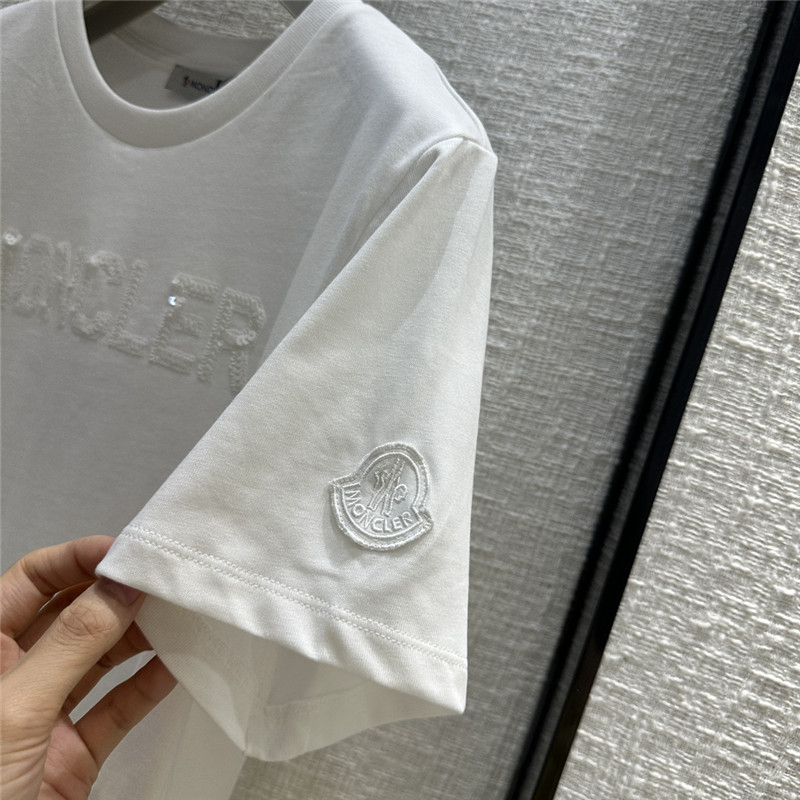 Moncler letter logo short sleeve T-shirt replica d&g clothing