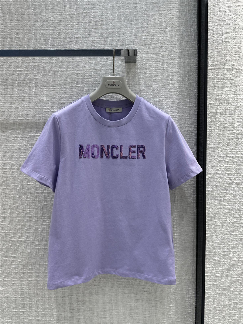 Moncler letter logo short sleeve T-shirt replica d&g clothing