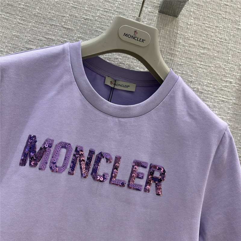 Moncler letter logo short sleeve T-shirt replica d&g clothing