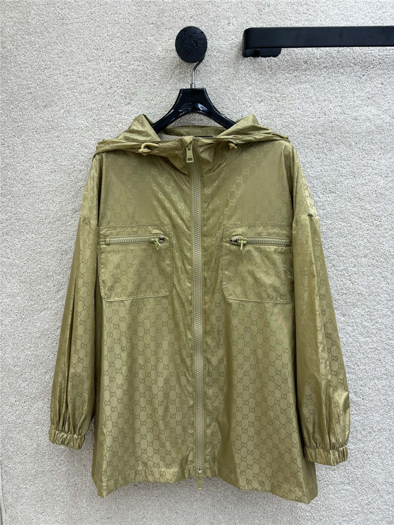 Gvc*1 hooded trench coat replica clothes