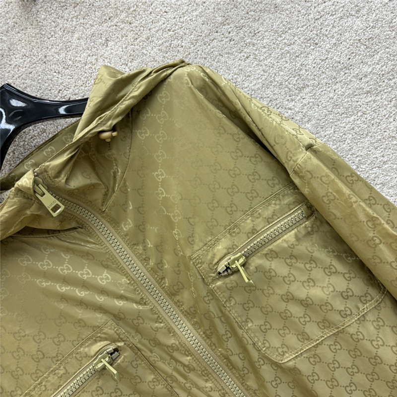 Gvc*1 hooded trench coat replica clothes