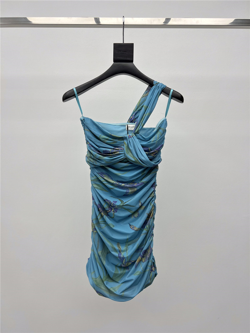 Y51 blue iris dress replica designer clothes