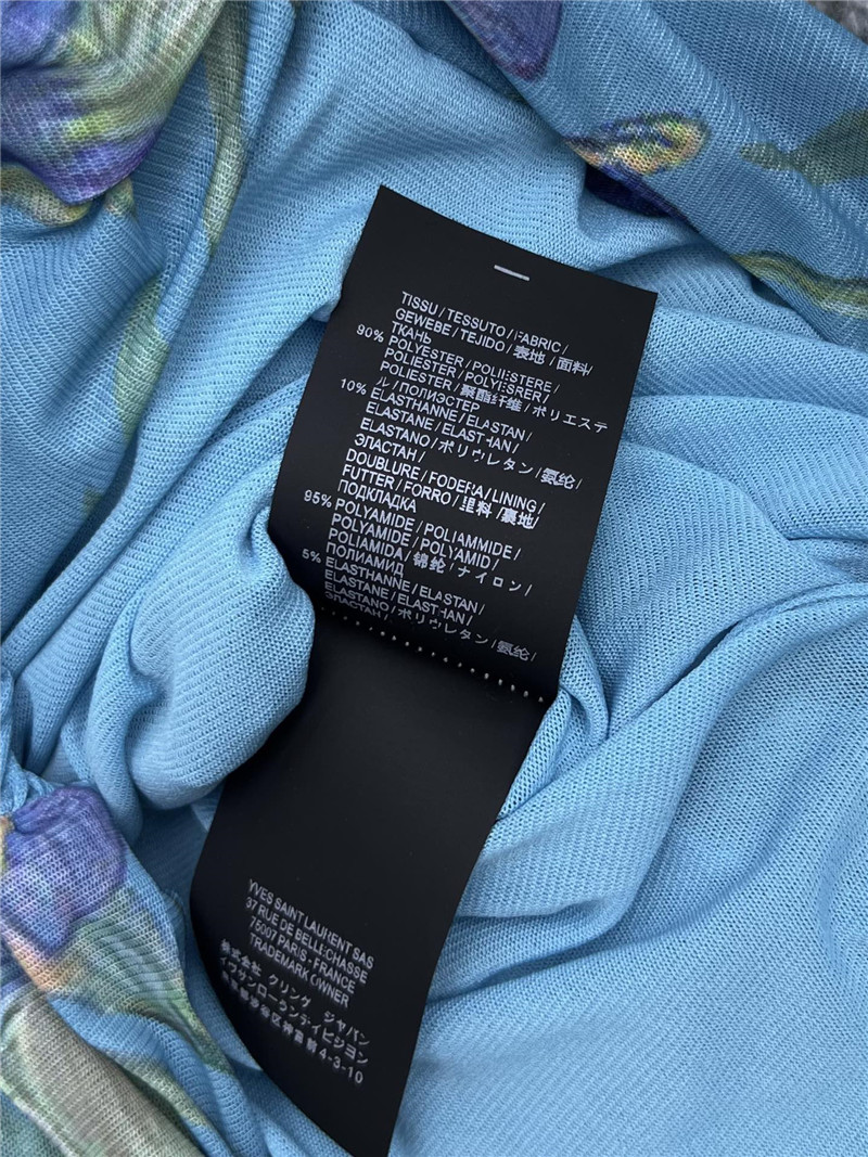 Y51 blue iris dress replica designer clothes