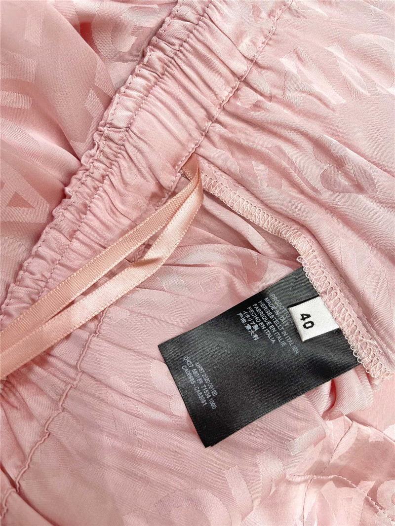 Ba1en*iaga pink silk trousers