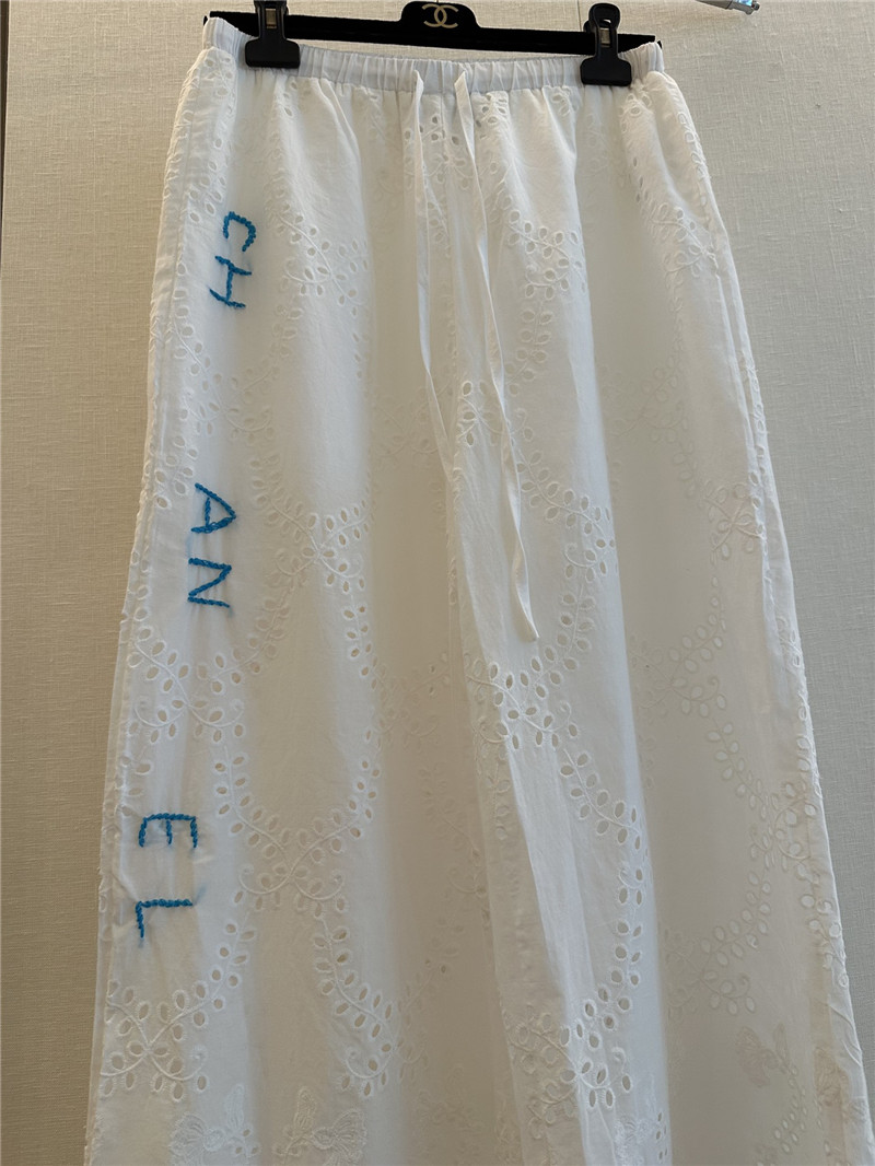 Ch**el new hollow trousers replica clothes