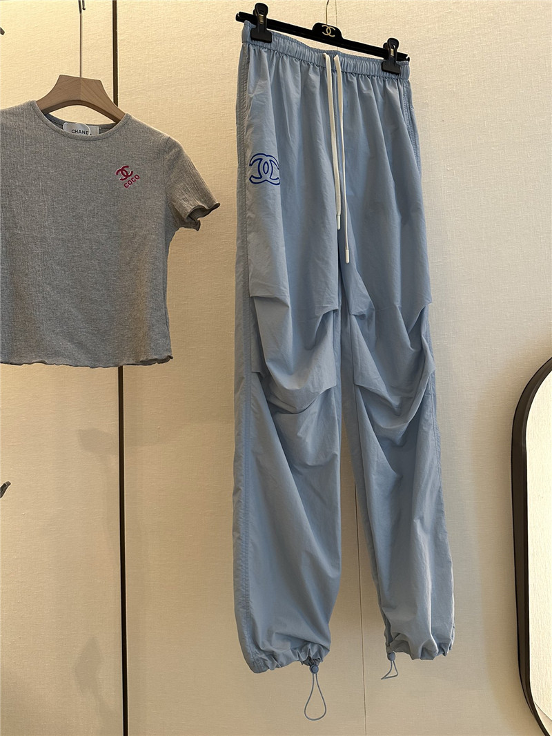 Ch**el new wide leg work casual pants replica d&g clothing