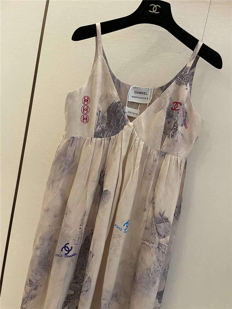 Ch**el new ink print dress replica d&g clothing