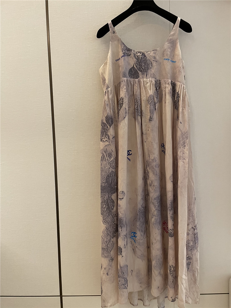 Ch**el new ink print dress replica d&g clothing