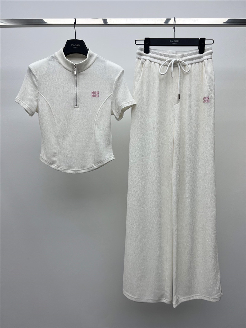 M1um1u embroidered letter set replica d&g clothing