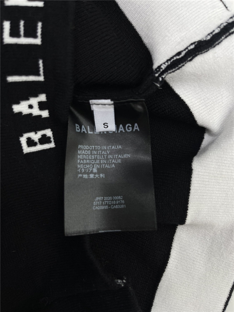 Ba1en*iaga letter jacquard sports vest replica clothing