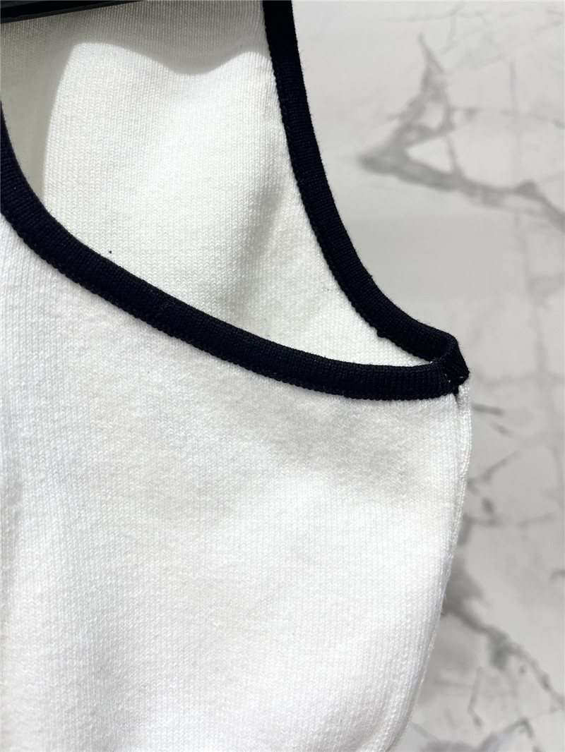 Ba1en*iaga letter jacquard sports vest replica clothing