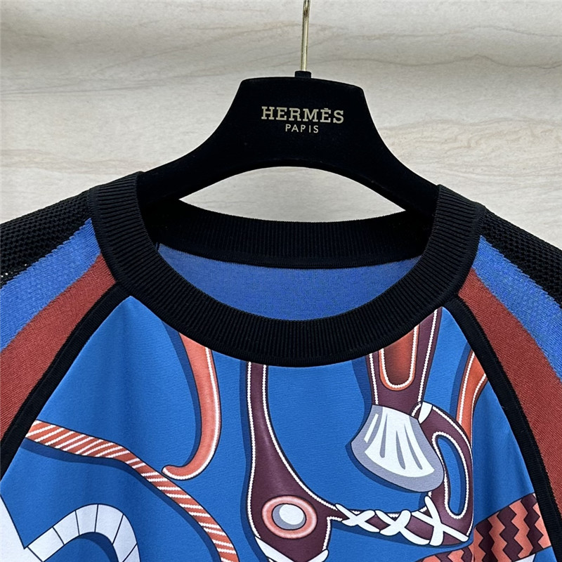 H**me5 patterned patchwork knitted top replica d&g clothing