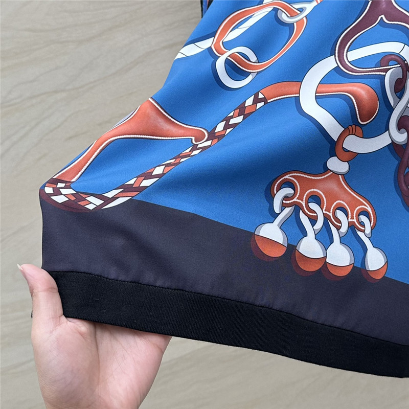 H**me5 patterned patchwork knitted top replica d&g clothing