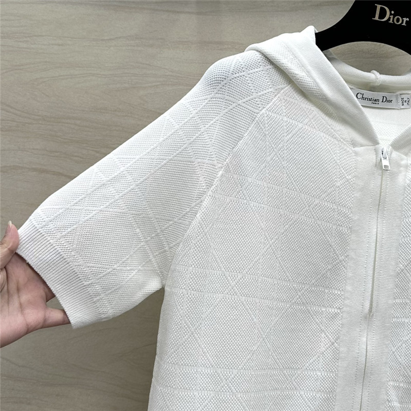 D10r rattan plaid series knitted suit replica designer clothes