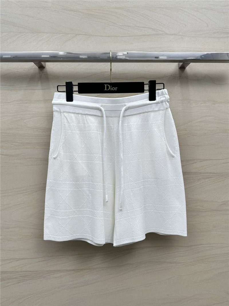 D10r rattan plaid series knitted suit replica designer clothes