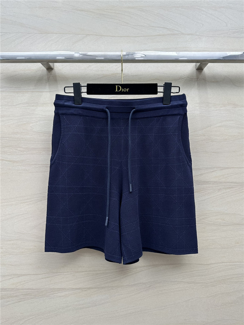 D10r rattan plaid series knitted suit replica designer clothes