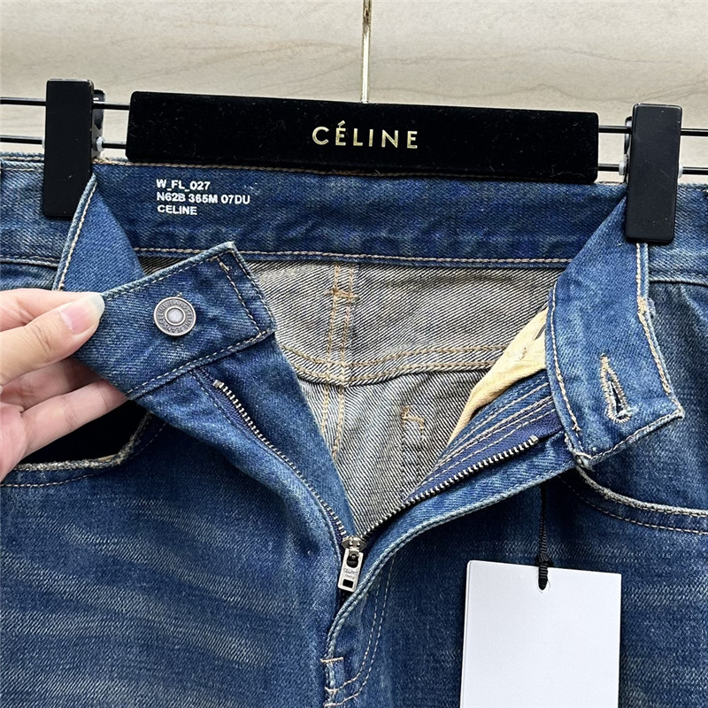 Ce1i*e low waisted bootcut extra long jeans replicas clothes