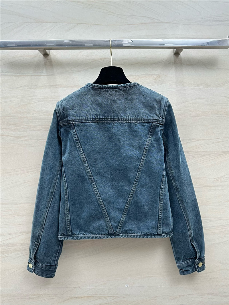 louis vuitton LV nautical series denim jacket replica clothes