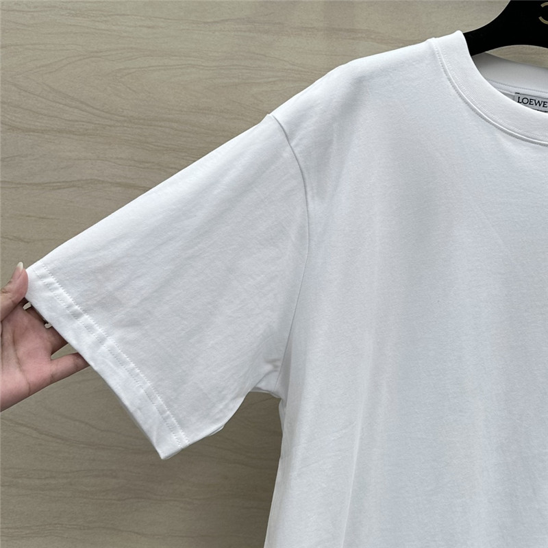 L0ew* toothbrush embroidered large logo t-shirt replica clothes