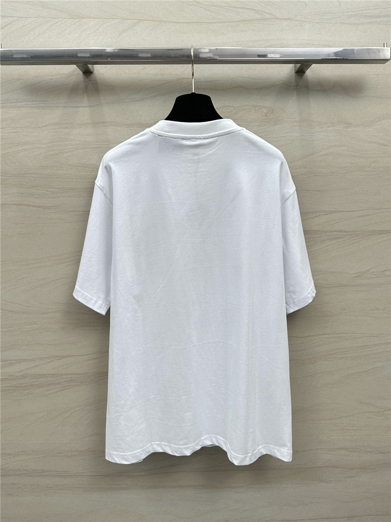 L0ew* toothbrush embroidered large logo t-shirt replica clothes