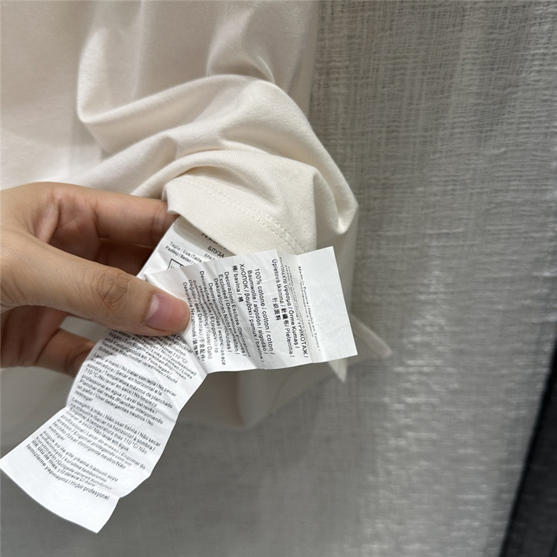 Vanitoo embroidered butterfly cotton T-shirt replicas clothes