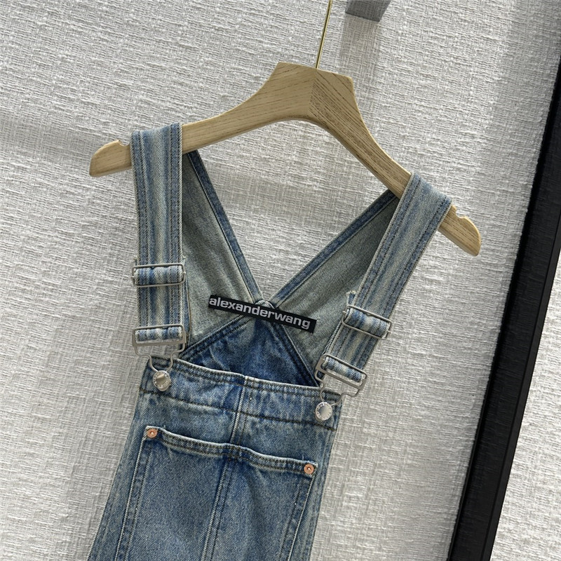 A1exa*der wang denim suspender skirt replica clothing sites