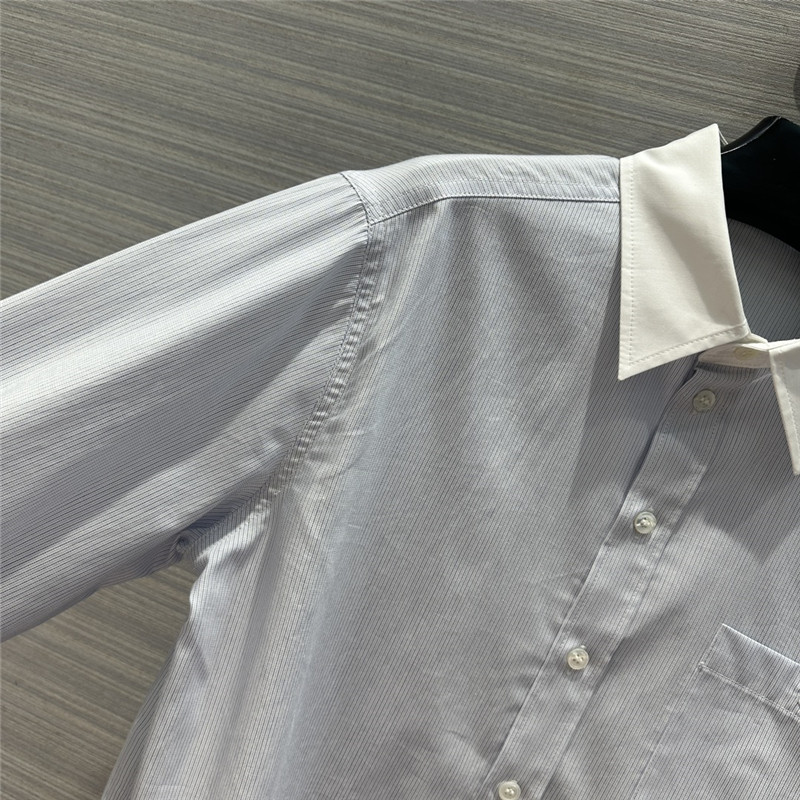 Ce1i*e sky blue striped shirt replica designer clothes