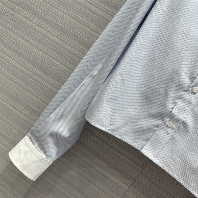 Ce1i*e sky blue striped shirt replica designer clothes