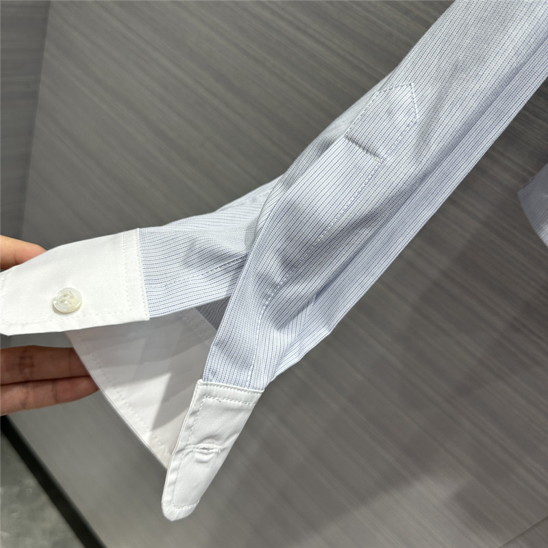 Ce1i*e sky blue striped shirt replica designer clothes