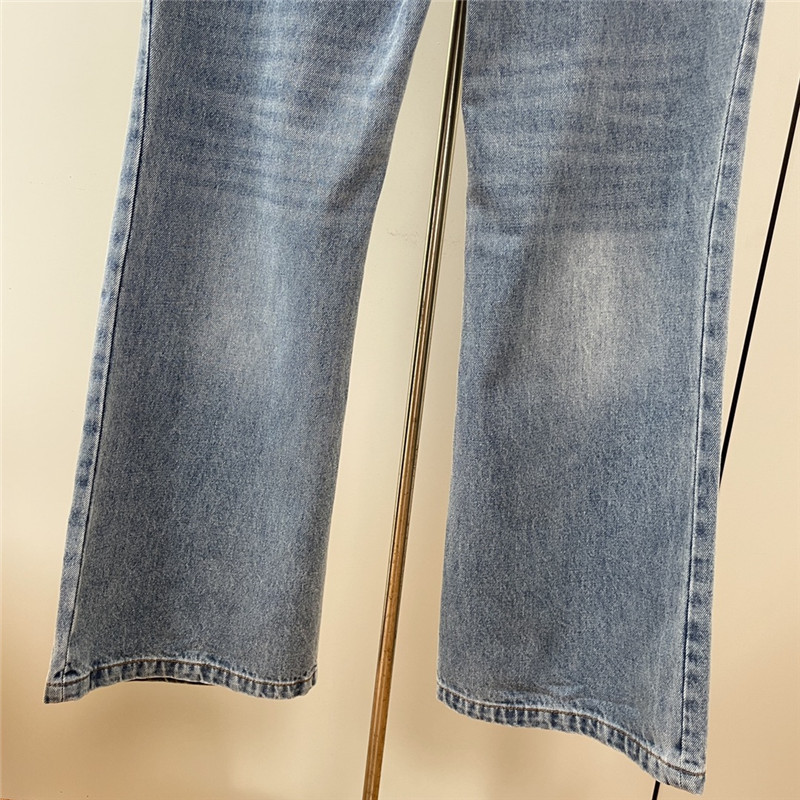 Chloé hollow embroidered jeans replicas clothes