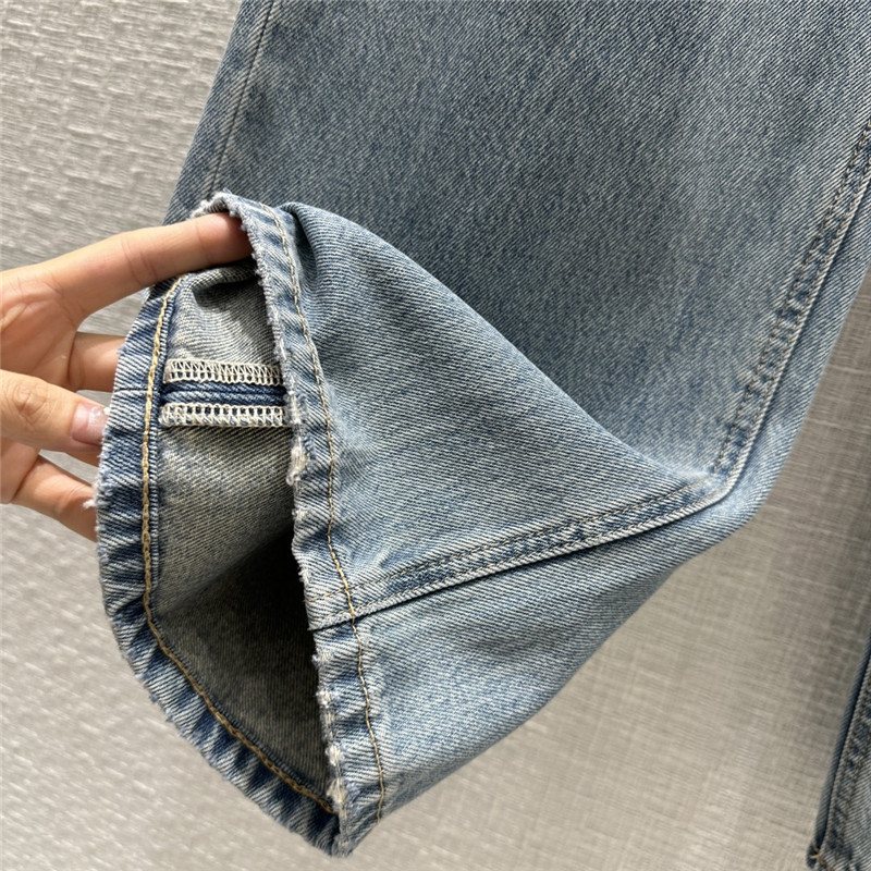 Ba1en*iaga straight wide leg jeans replica designer clothes