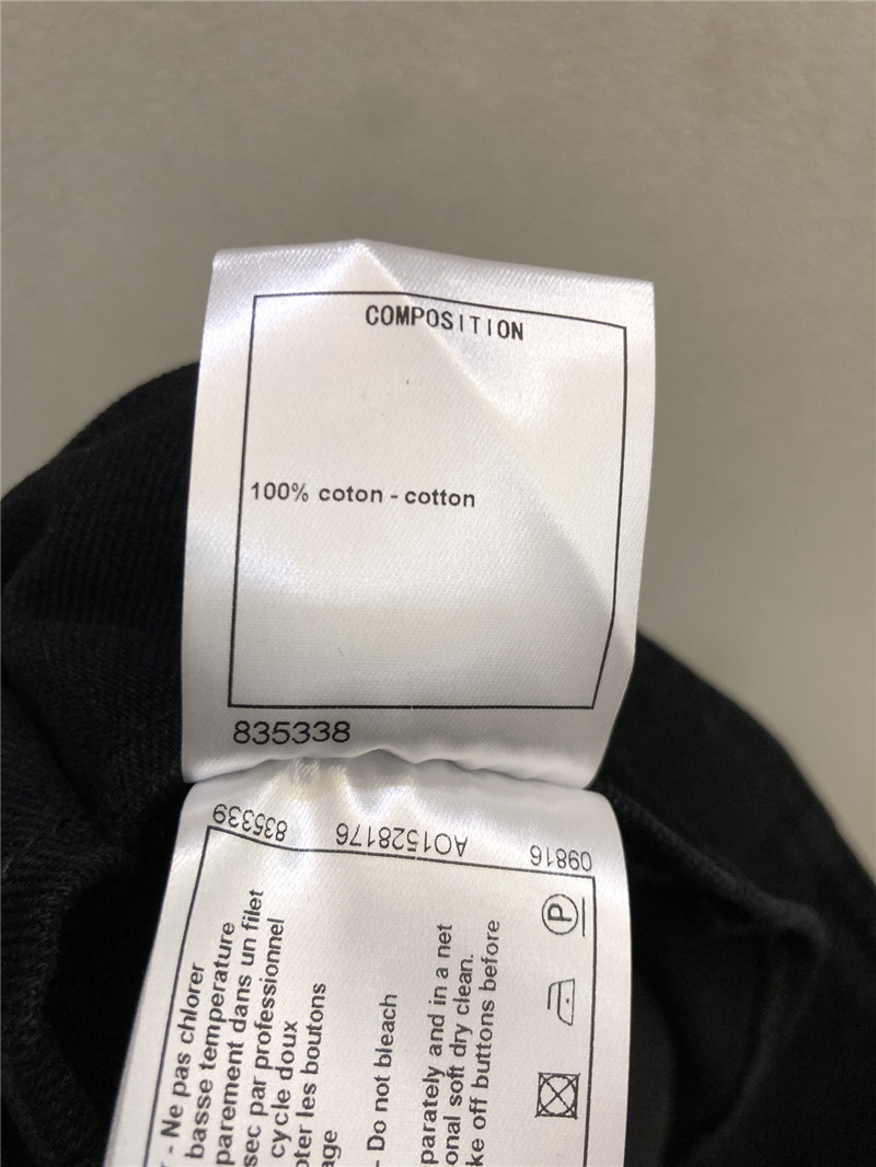 Ch**el high waist denim shorts cheap designer replica clothes