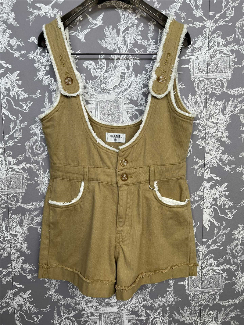 Ch**el new overalls shorts replica designer clothes