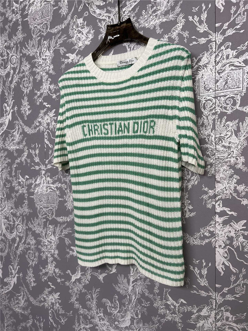 D10r striped knitted short sleeve replica clothing sites