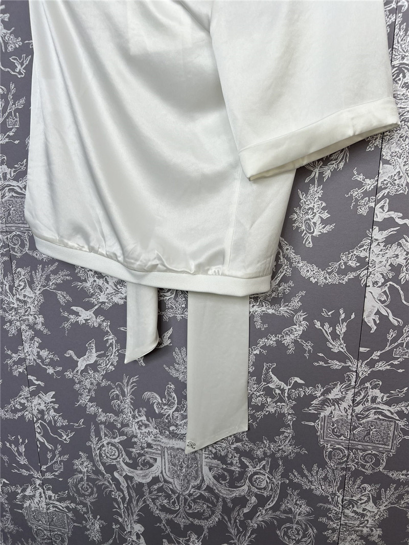 Ch**el single sleeve ribbon shirt cheap replica designer clothes