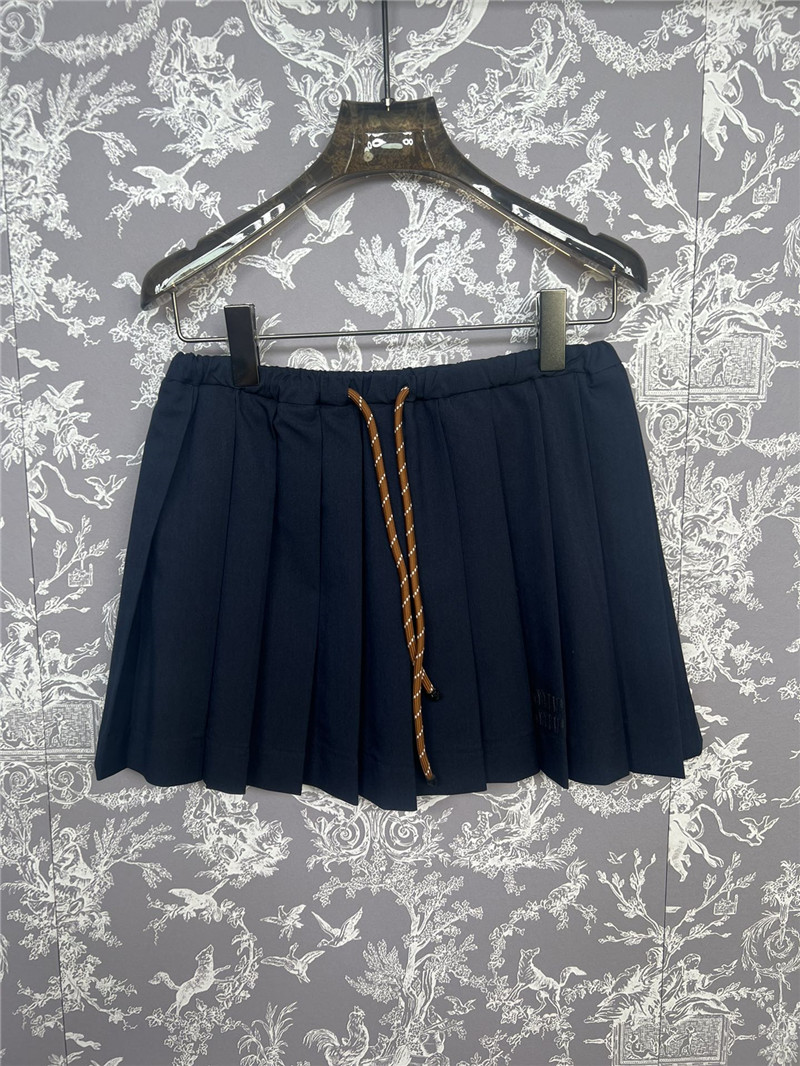 M1um1u new pleated drawstring skirt replicas clothes
