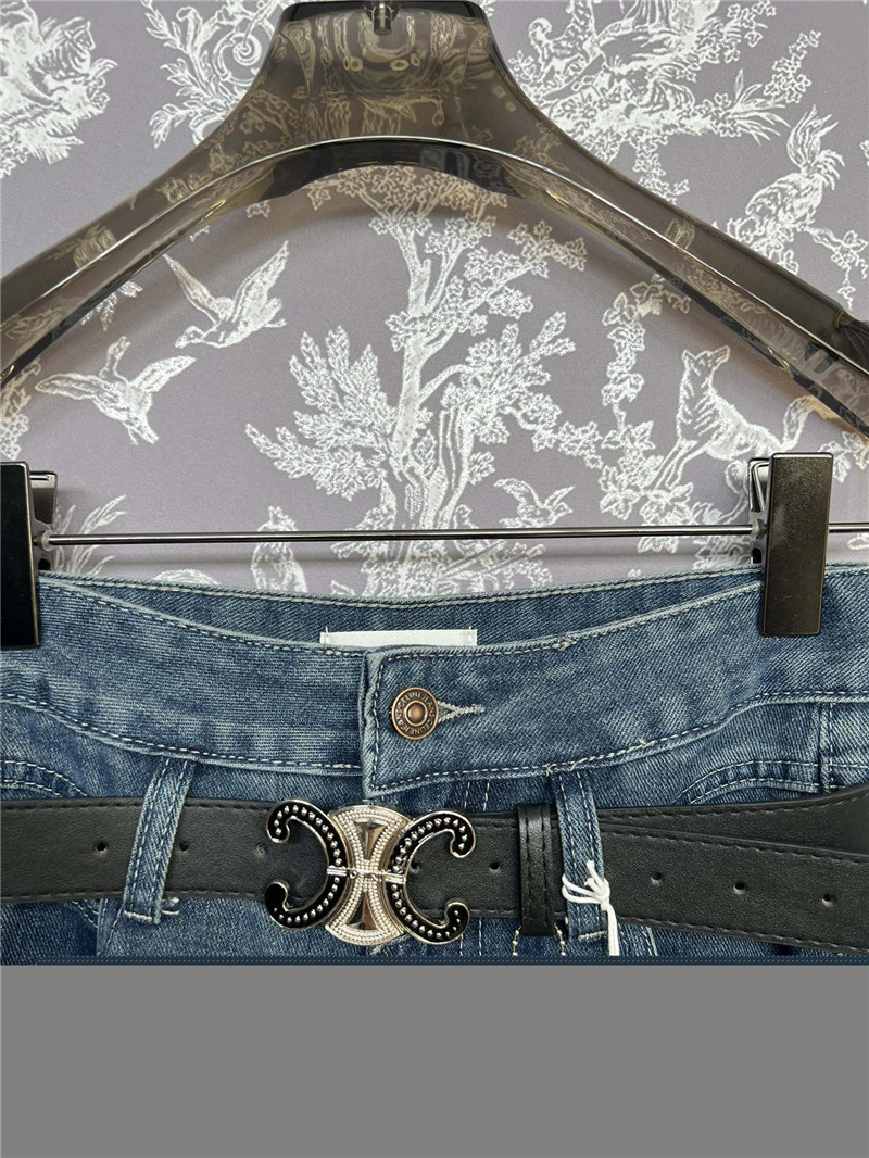 Ce1i*e high waist straight jeans replica clothes