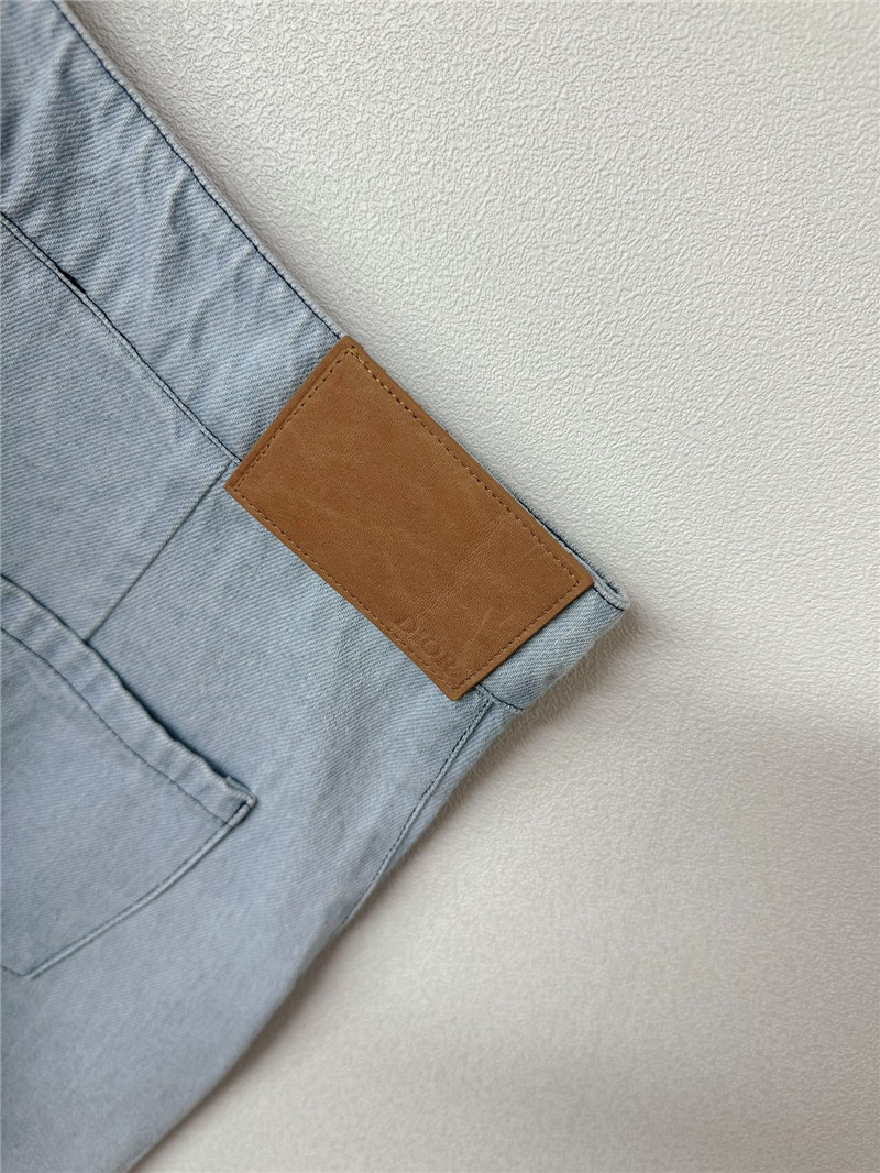 D10r light blue denim short-sleeved shirt set