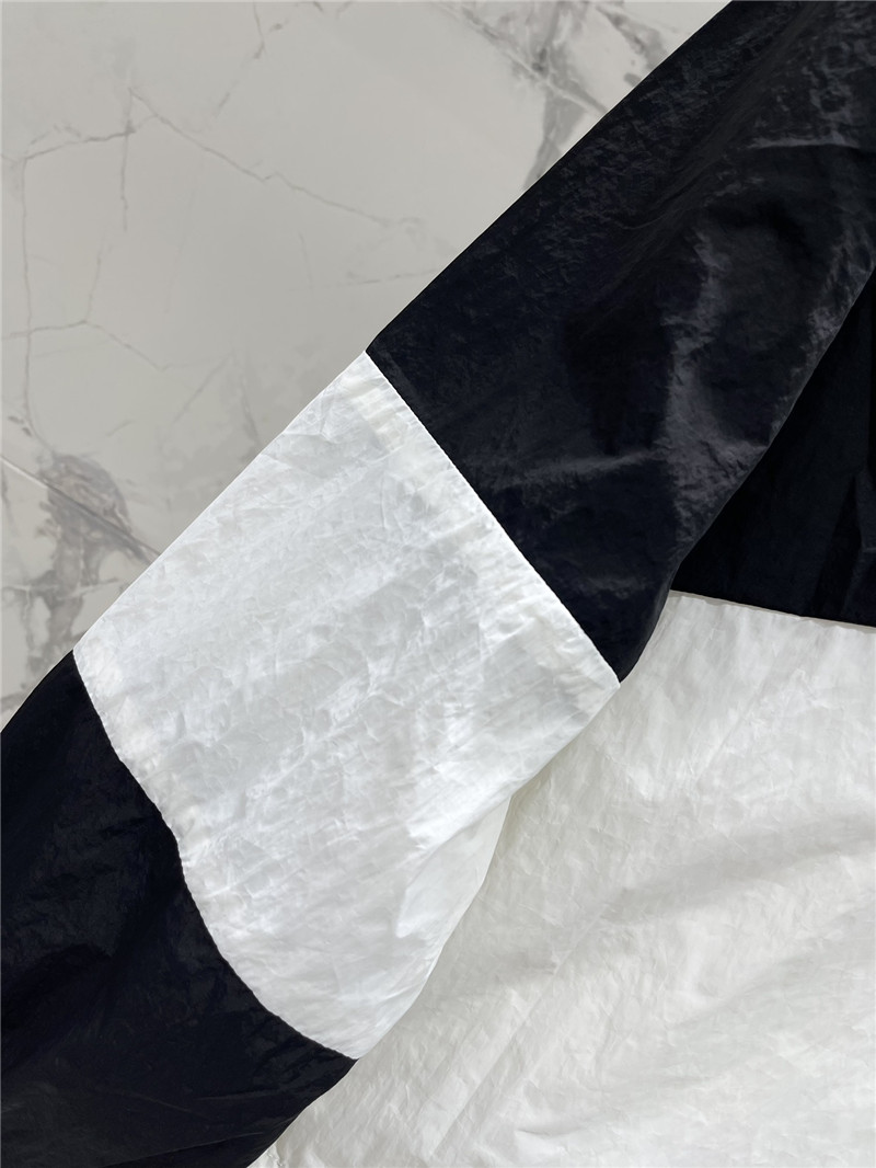 Ch**el contrasting color jacket + shorts set replica clothes