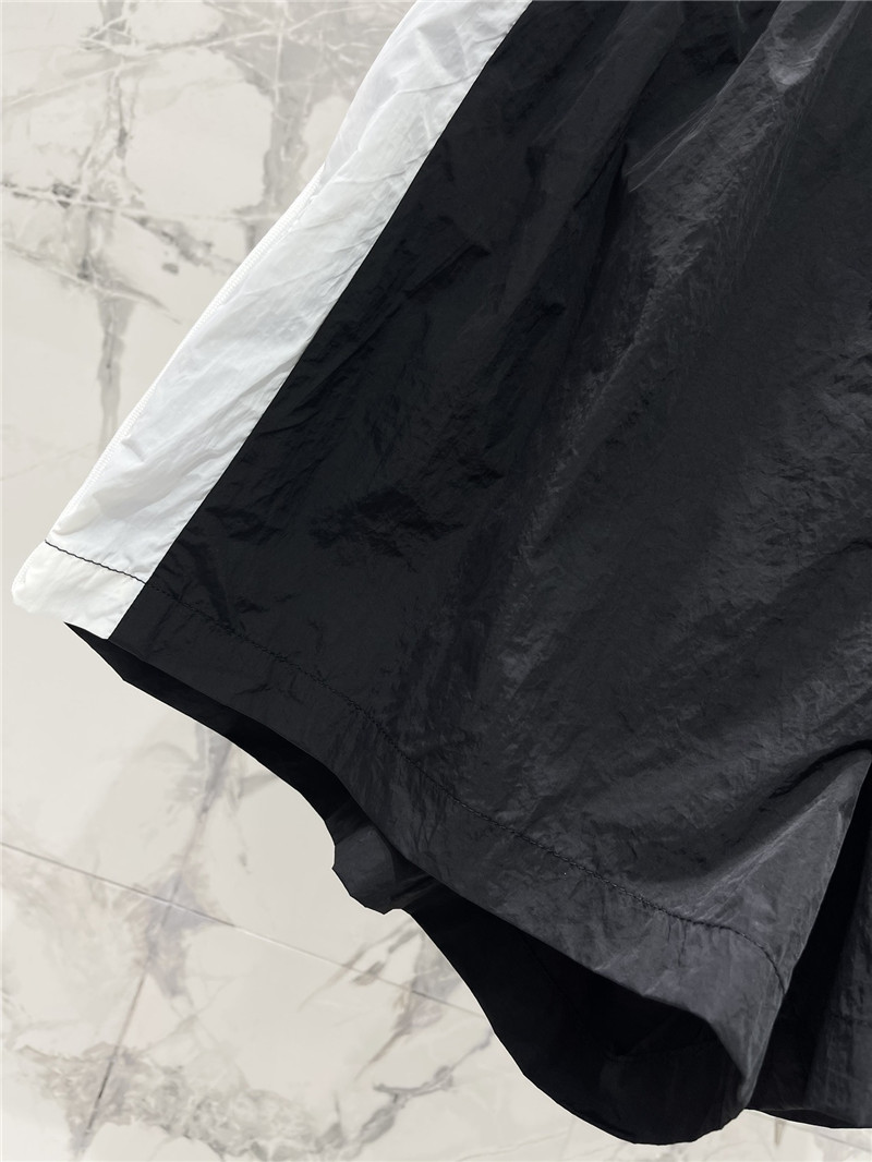 Ch**el contrasting color jacket + shorts set replica clothes