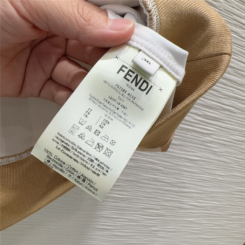 F**di printed silk polo shirt set