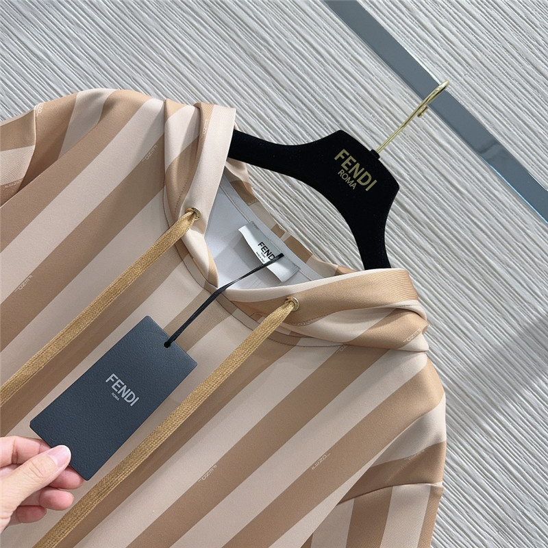 F**di printed silk polo shirt set