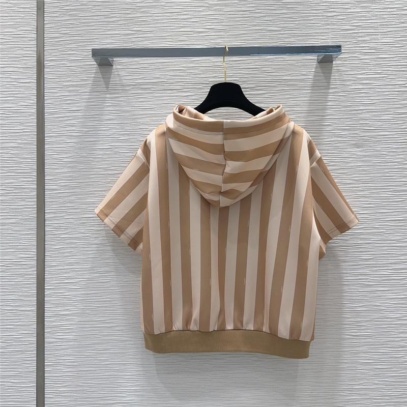 F**di printed silk polo shirt set