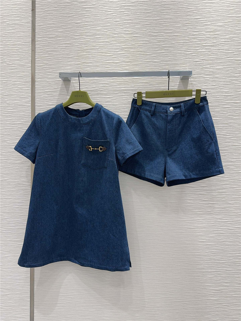 Gvc*1 denim suit cheap replica designer clothes