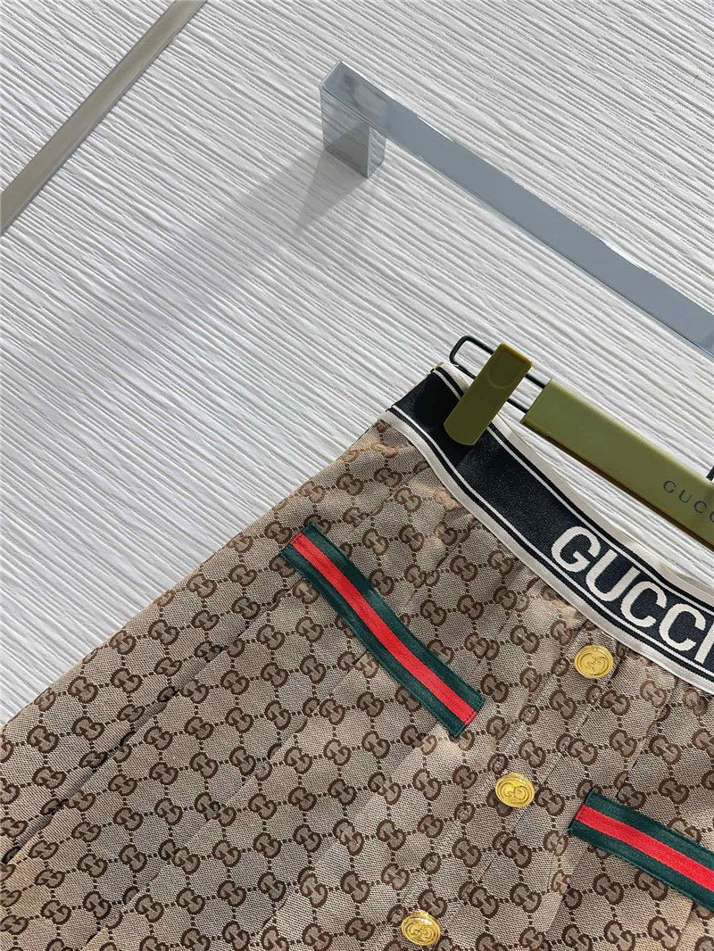 Gvc*1 contrast jacquard skirt replica designer clothes