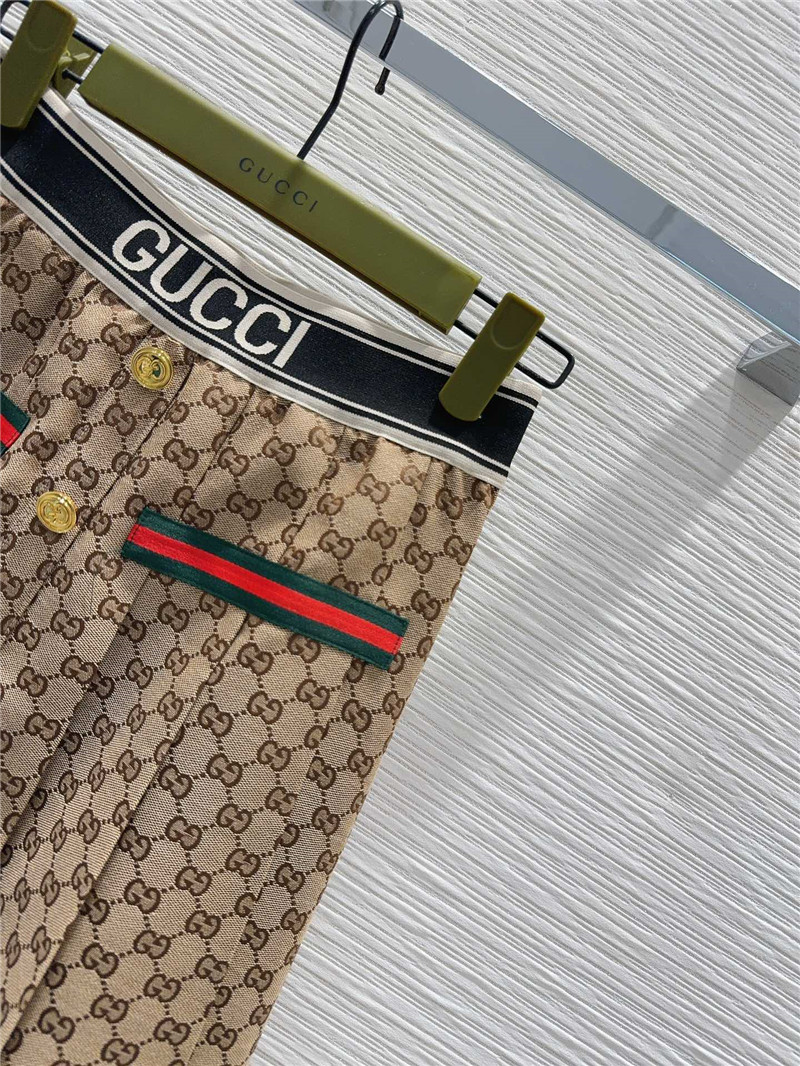 Gvc*1 contrast jacquard skirt replica designer clothes