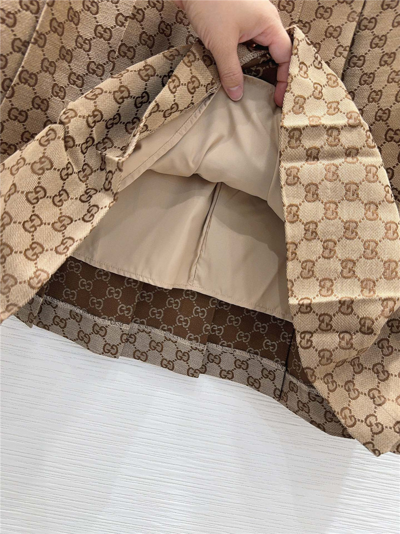 Gvc*1 contrast jacquard skirt replica designer clothes